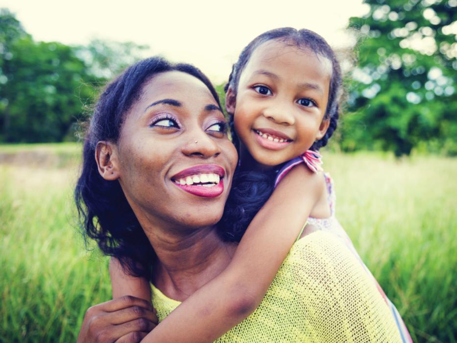Mother and daughter at Bonita Nature Place in Bonita Springs, FL